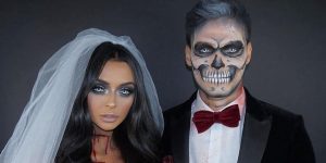 coordinated costumes and makeup looks